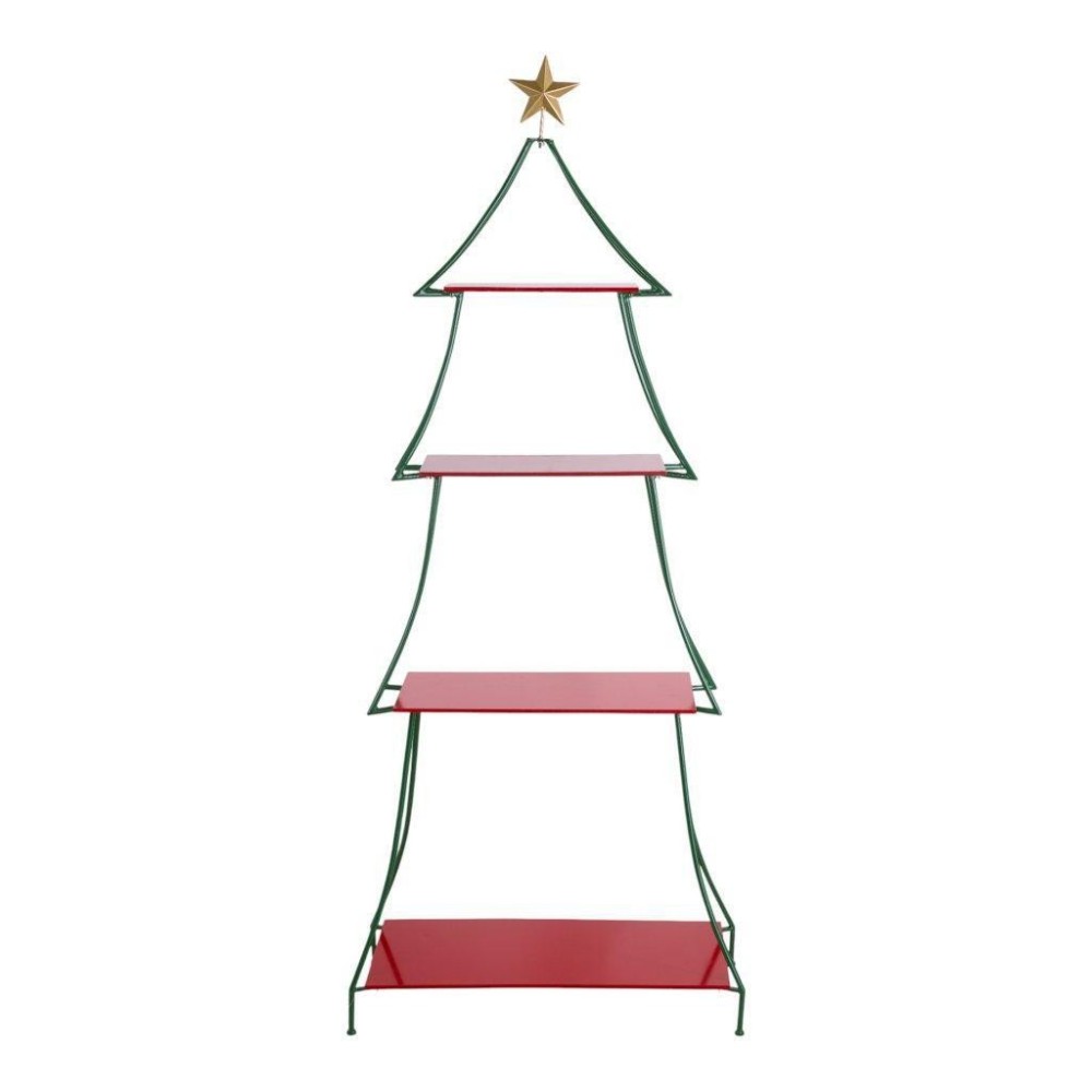 ESPOSITORE ALBERO METALLO VERDE H.200